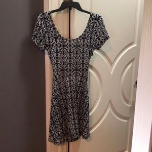 Criss cross back dress